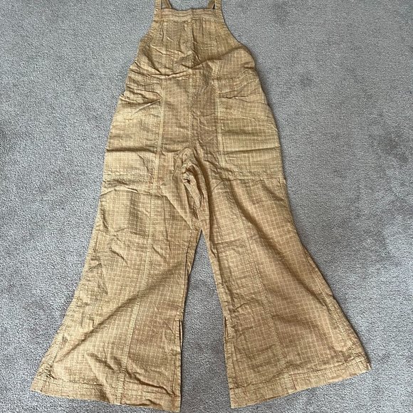 Free People, Savannah Overalls, Size Small, Color Gosling - Picture 5 of 6
